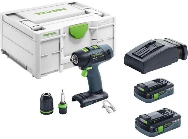 Festool Akku-Bohrschrauber T 18+3 HPC 4.0 I-Plus im Systainer3