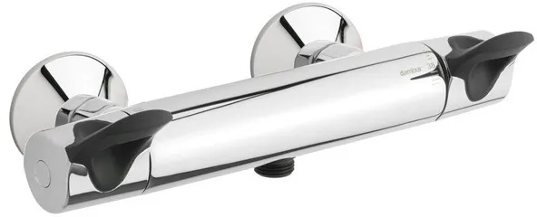 Damixa Thermixa 300 Duschmischer mit Care-Griff, Chrom/Schwarz
