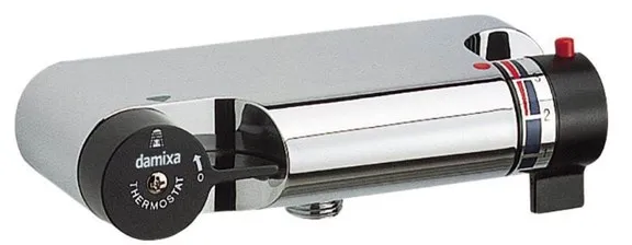 Damixa TMC Duschmischer, Schwarz/Chrom