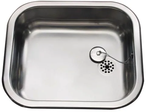 Juvel Intra juvel Küchenspüle k400 400 x 340 mm Edelstahl mit Stopfen