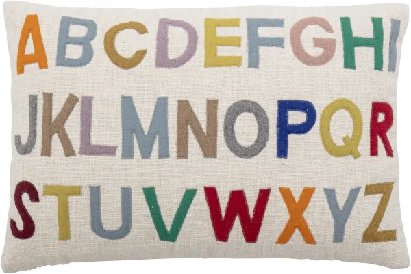 BLOOMINGVILLE MINI Lexi Kissen, Natur, Baumwolle, L60xB40 cm