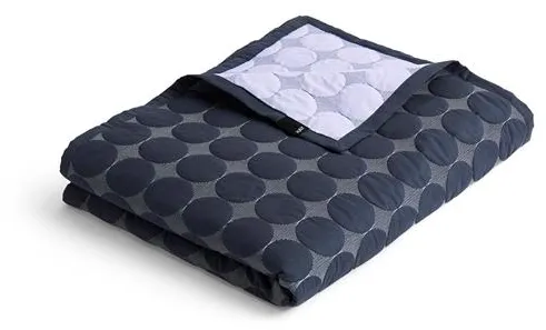 HAY Mega Dot Organic Tagesdecke 195x245 Midnight Blue