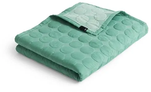 HAY Mega Dot Organic Tagesdecke 195x245 Sea Green