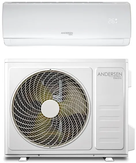 Andersen Electric AE 12000 Luft/Luft Wärmepumpe mit WiFi, 3,8 kW, 5–72 m², weiß