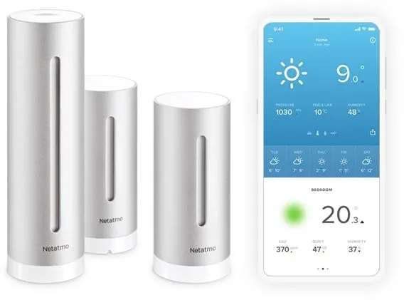 Netatmo Intelligente Wetterstation + Zusatz-Innenmodul